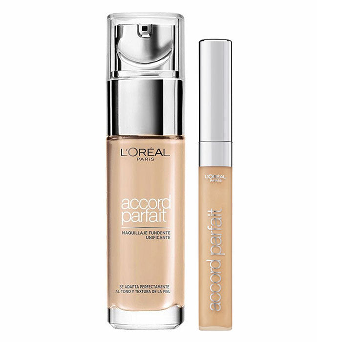 L'OREAL FONDOTINTA ACCORD PARFAIT 2.R/2.C + CORRETTORE - Tre Pi Profumerie