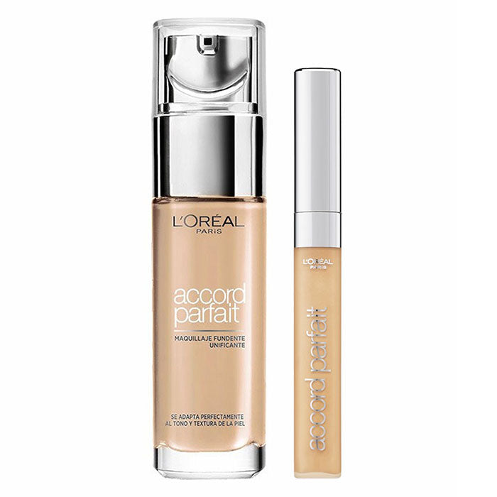 L'OREAL FONDOTINTA ACCORD PARFAIT 3.5.N + CORRETTORE - Tre Pi Profumerie