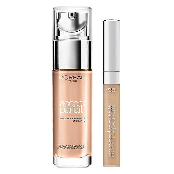 L'OREAL FONDOTINTA ACCORD PARFAIT 4.D/4.W + CORRETTORE - Tre Pi Profumerie