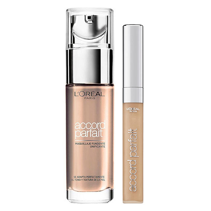 L'OREAL FONDOTINTA ACCORD PARFAIT 4.N + CORRETTORE - Tre Pi Profumerie