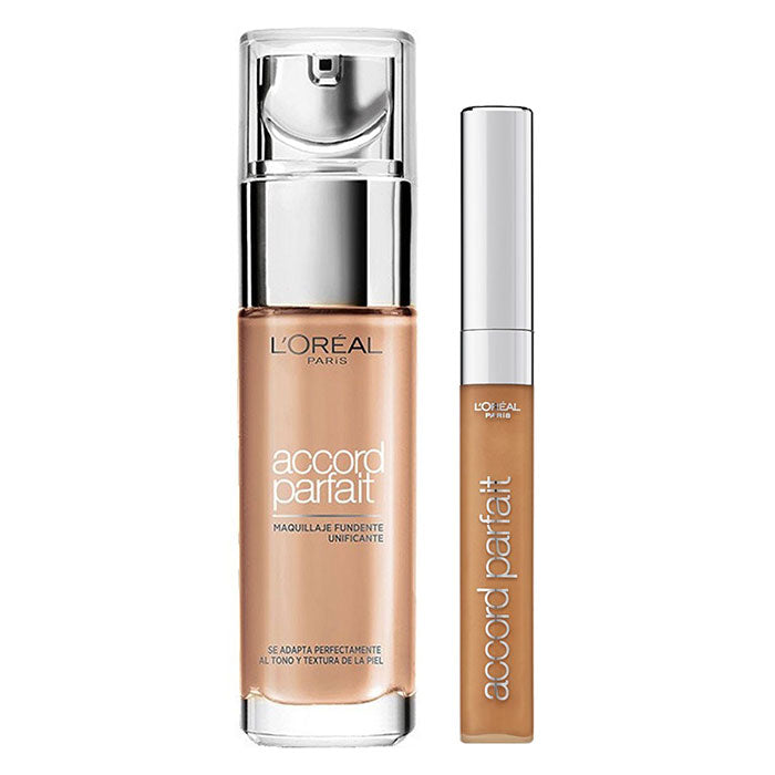 L'OREAL FONDOTINTA ACCORD PARFAIT 7.R/7.C + CORRETTORE - Tre Pi Profumerie