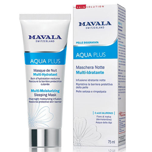 MAVALA AQUA PLUS MASCHERA NOTTE MULTI IDRATANTE 75 ML - Tre Pi Profumerie