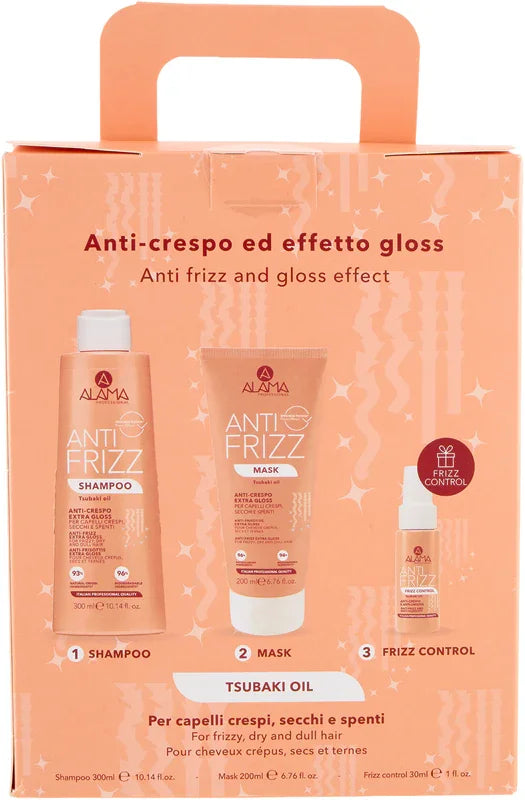 ALAMA ANTI FRIZZ COFANETTO SHAMPOO + MASCHERA + FRIZZ CONTROL