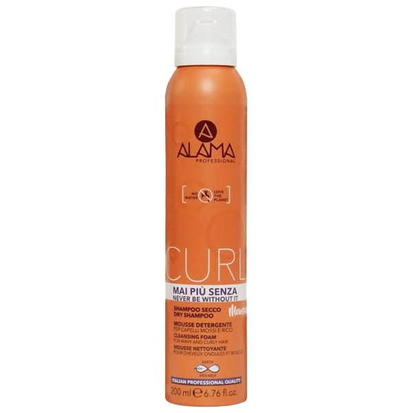 ALAMA CURL SHAMPOO MOUSSE SECCO CAPELLI RAVVIVA RICCI 200 ML - Tre Pi Profumerie