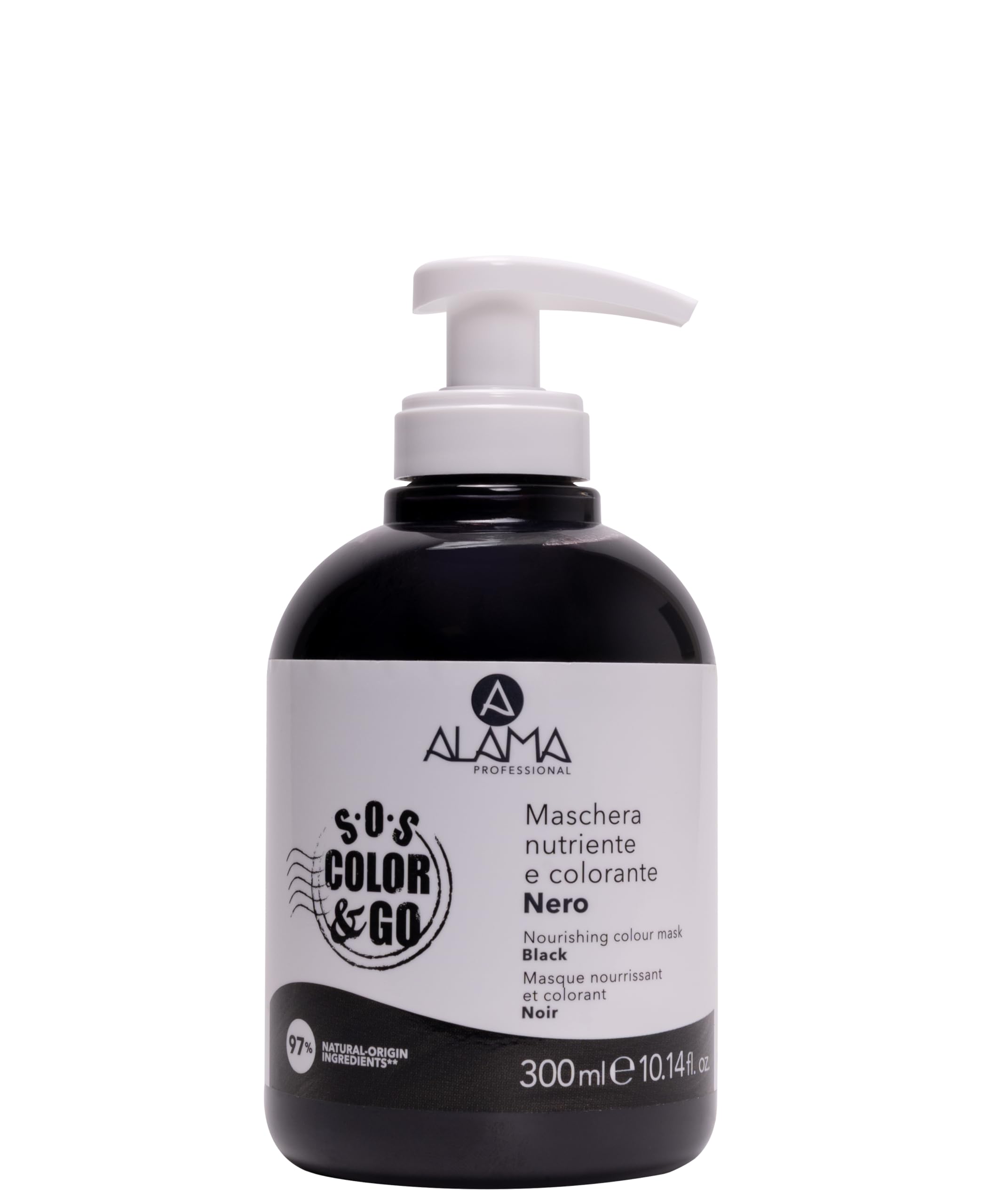 ALAMA SOS COLOR &amp; GO BLACK COLORING MASK 300 ML