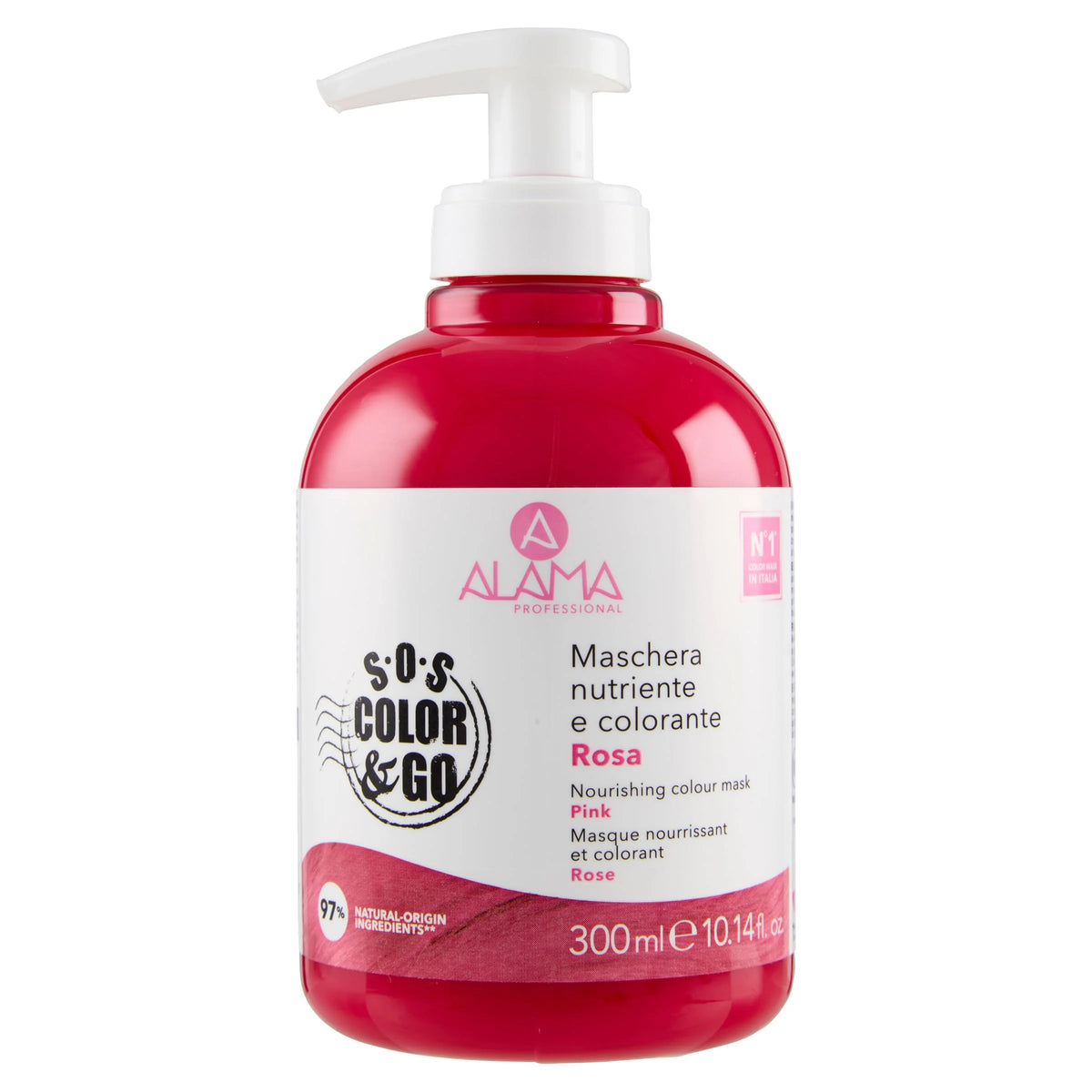 ALAMA SOS COLOR & GO MASCHERA COLORANTE ROSA 300 ML