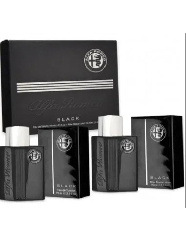 ALFA ROMEO BLACK COFANETTO EDT 75 ML + A/S BALM 75 ML