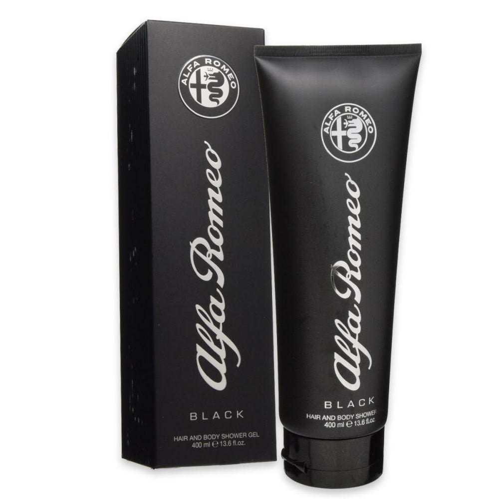 ALFA ROMEO BLACK GEL DOUCHE CHEVEUX ET CORPS 400 ML