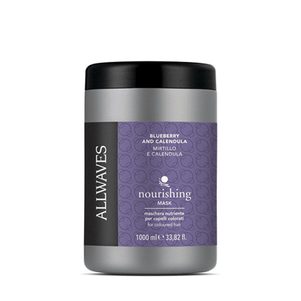 ALLWAVES MASCHERA NUTRIENTE MIRTILLO+CALENDULA 1000 ML - Tre Pi Profumerie