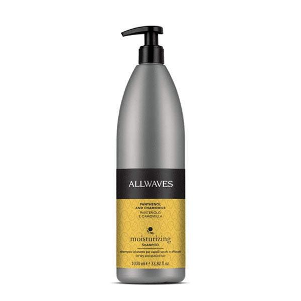 ALLWAVES SHAMPOO IDRATANTE PANTENOLO+CAMOMILLA 1000 ML - Tre Pi Profumerie