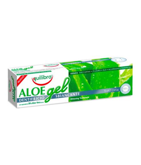EQUILIBRA ALOE GEL DENTIFRICIO SBIANCANTE 75 ML - Tre Pi Profumerie
