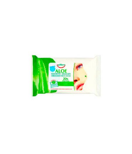 EQUILIBRA ALOE SALVIETTINE STRUCCANTI 25 PZ - Tre Pi Profumerie