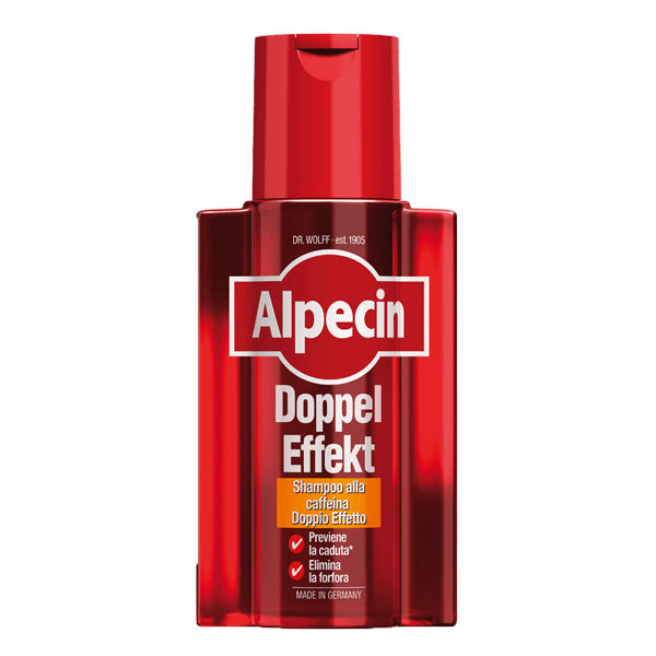 ALPECIN DOPPEL EFFEKT SHAMPOO ALLA CAFFEINA 200 ML - Tre Pi Profumerie