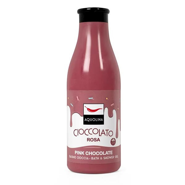 AQUOLINA CIOCCOLATO ROSA BAGNOSCHIUMA 500 ML - Tre Pi Profumerie