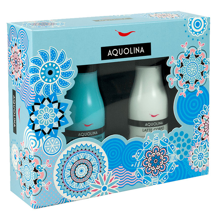 AQUOLINA COFANETTO FANTASIE CELESTI SHOWER GEL 125 + B.LOTIO 125 - Tre Pi Profumerie