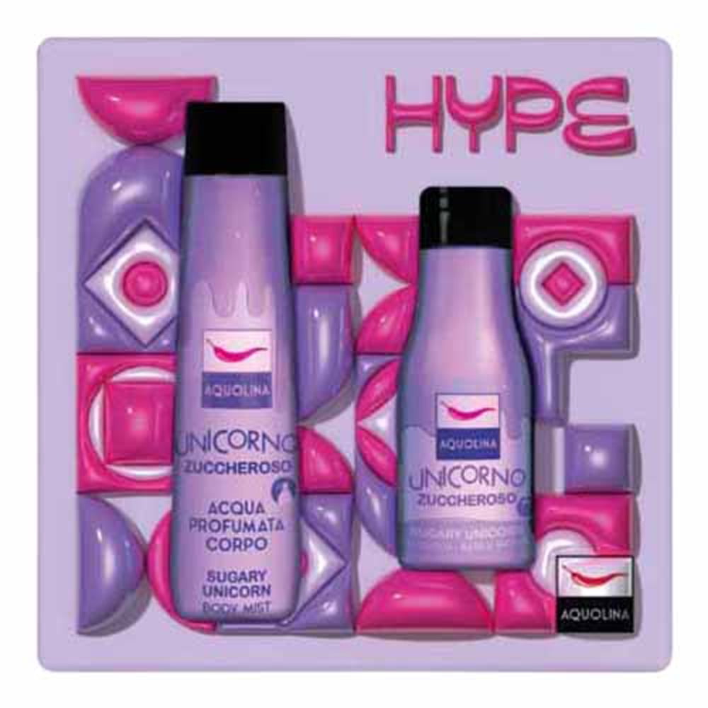 AQUOLINA COFANETTO REGALO HYPE UNICORNO ZUCCHEROSO 125 ML