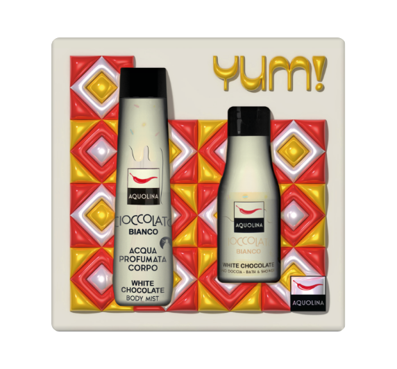 AQUOLINA COFANETTO REGALO YUM CIOCCOLATO BIANCO