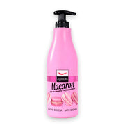 AQUOLINA MACARON BAGNO DOCCIA FRUTTI ROSSI MANDORLA 500 ML - Tre Pi Profumerie