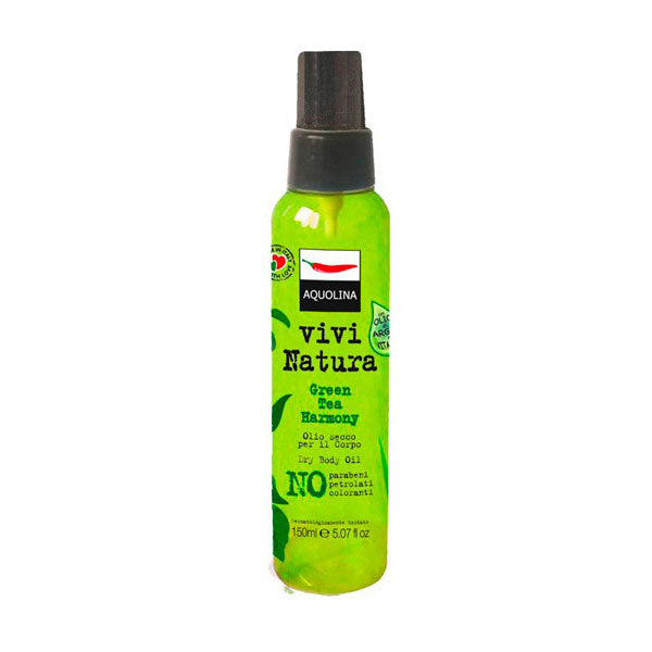 AQUOLINA OLIO CORPO GREEN TEA HARMONY 150 ML - Tre Pi Profumerie