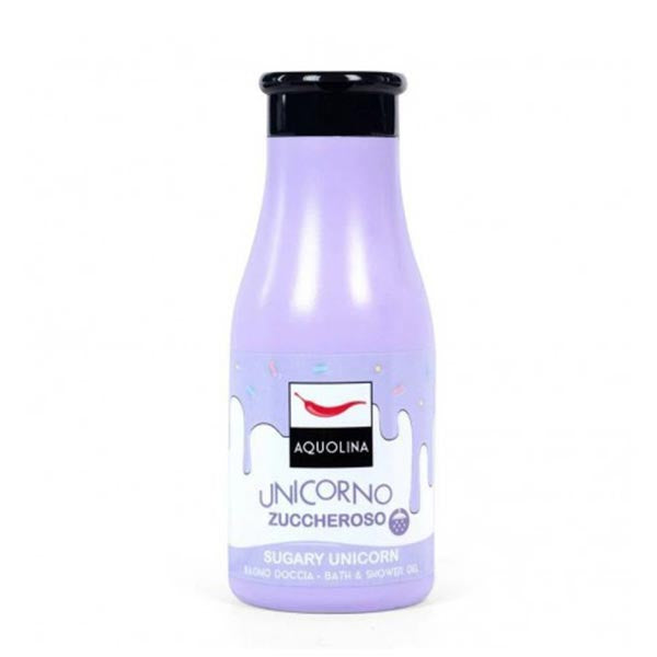 AQUOLINA UNICORNO ZUCCHEROSO BAGNOSCHIUMA 250 ML - Tre Pi Profumerie
