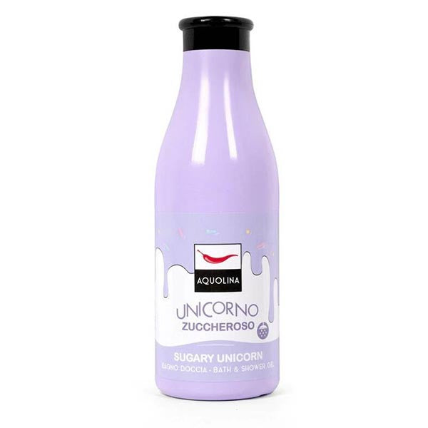 AQUOLINA UNICORNO ZUCCHEROSO BAGNOSCHIUMA 500 ML - Tre Pi Profumerie