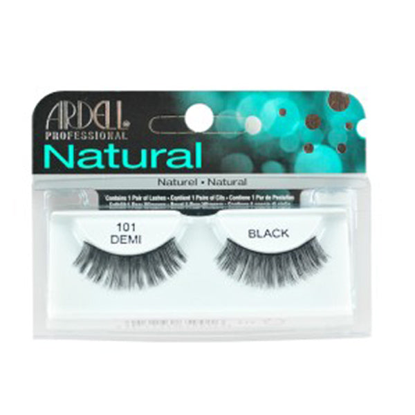 ARDELL CIGLIA FINTE 65001 NATURAL STRIP LASHES 101 DEMI BLACK - Tre Pi Profumerie