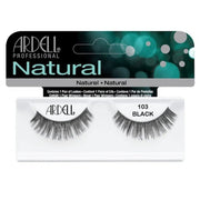 ARDELL CIGLIA FINTE 65084 NATURAL STRIP LASHES 103 BLACK - Tre Pi Profumerie