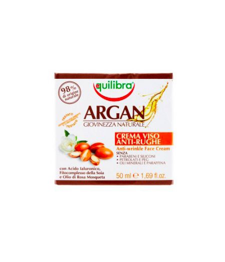 EQUILIBRA ARGAN CREMA VISO ANTI-RUGHE 50 ML - Tre Pi Profumerie