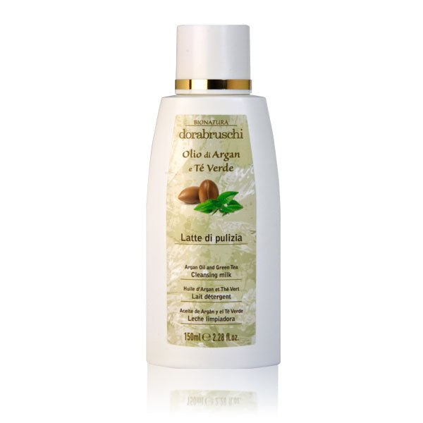 DORABRUSCHI OLIO DI ARGAN E TE' VERDE LATTE DI PULIZIA 150 ML - Tre Pi Profumerie