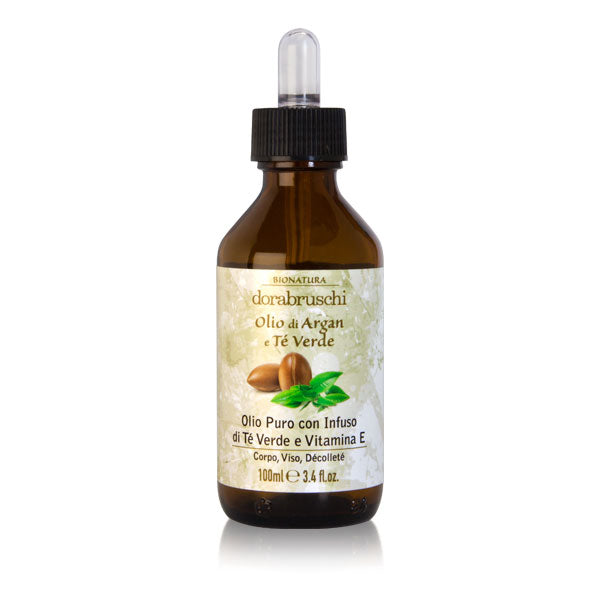 DORABRUSCHI OLIO DI ARGAN E TE' VERDE OLIO PURO CON INFUSO DI TE - Tre Pi Profumerie