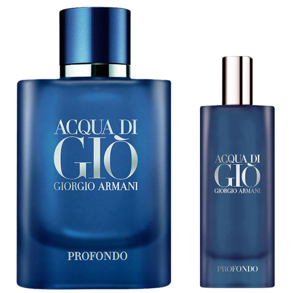 ARMANI ACQUA DI GIO PROFONDO COFANETTO EDP 75 ML + 15 ML - Tre Pi Profumerie