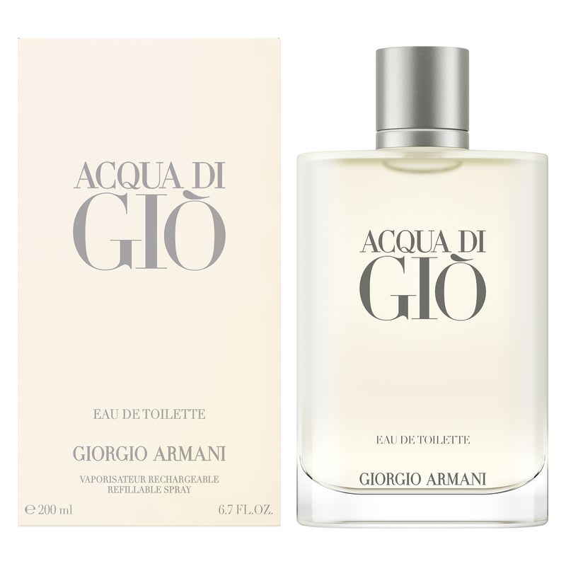 ARMANI ACQUA DI GIO' UOMO EAU DE TOILETTE 200 ML REFILLABLE
