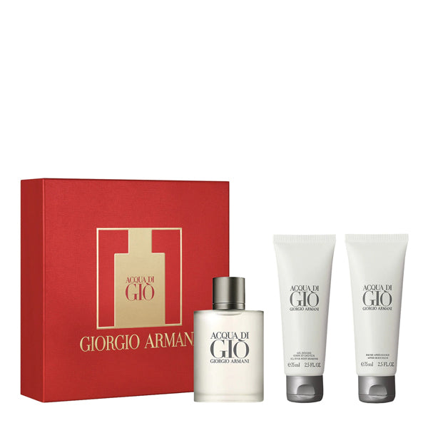 ARMANI ACQUA DI GIO' UOMO COFANETTO EDT - SHOWER GEL - A.SHAVE - Tre Pi Profumerie