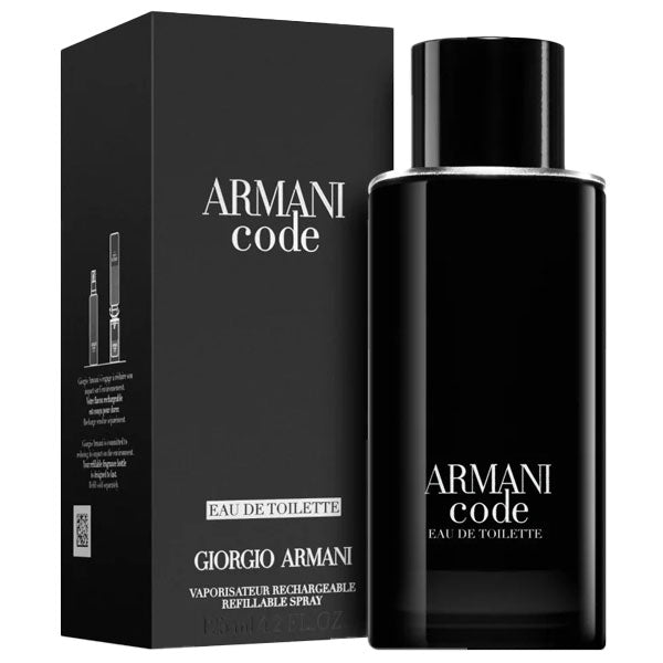 ARMANI CODE UOMO EAU DETOILETTE 125 ML RICARICABILE - Tre Pi Profumerie