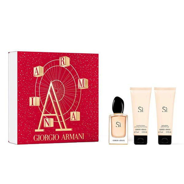 ARMANI SI COFANETTO EDP50 ML + CREMA CORPO + DOCCIA - Tre Pi Profumerie