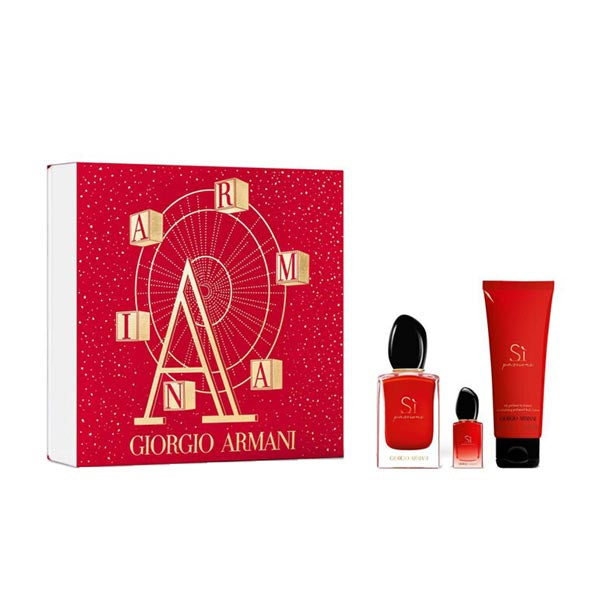 ARMANI SI PASSIONE COFANETTO EDP 50 ML + DOCCIA + EDP 7 ML - Tre Pi Profumerie