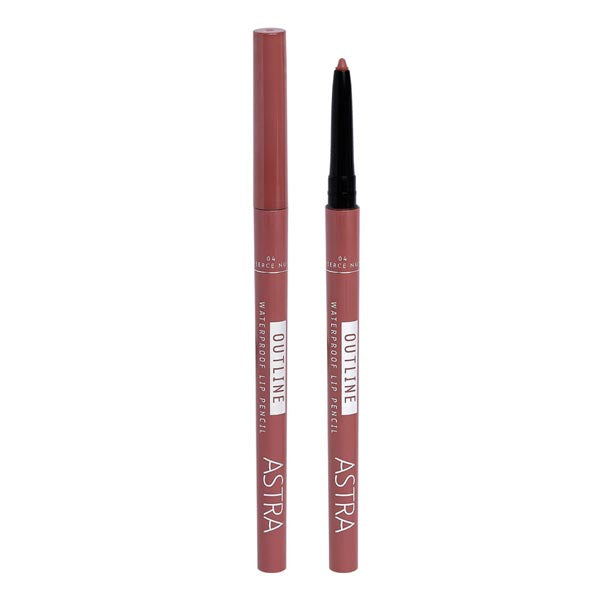 ASTRA MATITA LABBRA OUTLINE WATERPROOF FIERCE NUT 04 - Tre Pi Profumerie