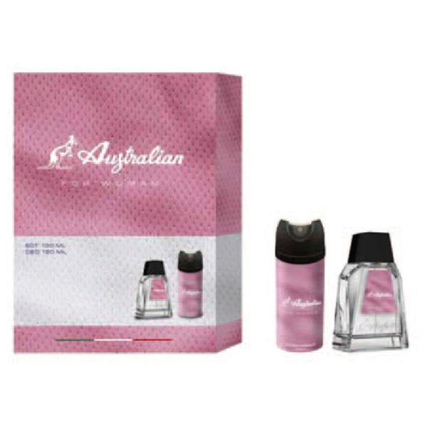 AUSTRALIAN COFANETTO ROSA EDT 100 ML + DEODORANTE - Tre Pi Profumerie