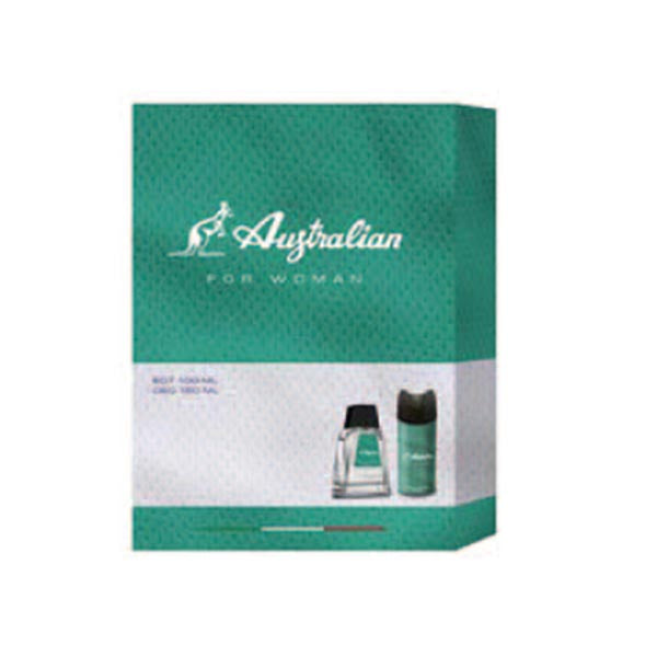 AUSTRALIAN COFANETTO VERDE EDT 100 ML + DEODORANTE - Tre Pi Profumerie