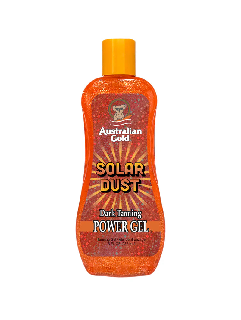 AUSTRALIAN GOLD SOLAR DUST DARK TANNING POWER GEL 237 ML