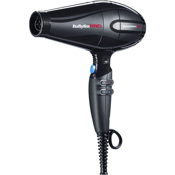 BABYLISS PRO PHON VENEZIANO IONIC 2000-2200W BLACK - Tre Pi Profumerie