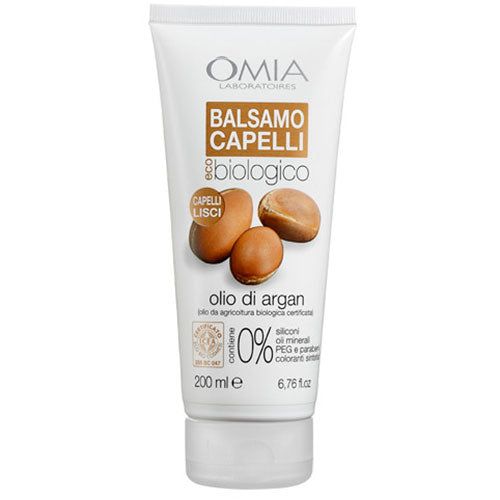 OMIA BALSAMO CAPELLI LISCI OLIO DI ARGAN 200 ML - Tre Pi Profumerie