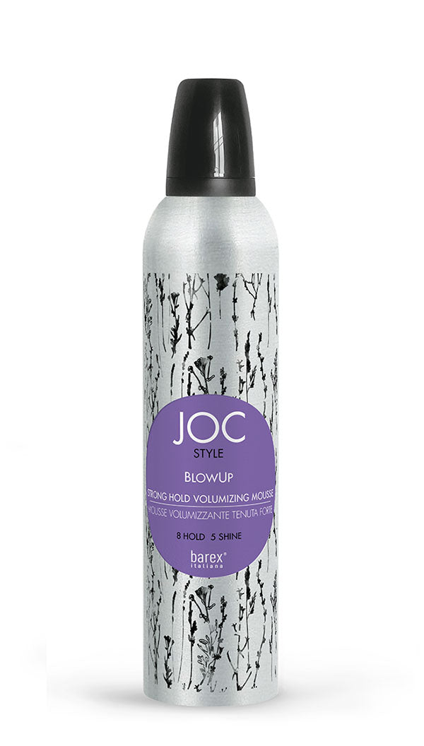 BAREX JOC STYLE BLOWUP MOUSSE VOLUMIZZANTE TENUTA FORTE 300 ML - Tre Pi Profumerie