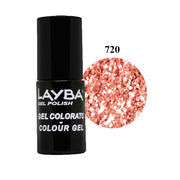 LAYLA LAYBA SMALTO SEMIPERMANENTE GEL POLISH ZIPPY RED GOLD 720 - Tre Pi Profumerie