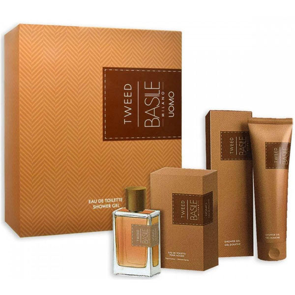 BASILE TWEED COFANETTO U EDT 100 + S/GEL 300 - Tre Pi Profumerie
