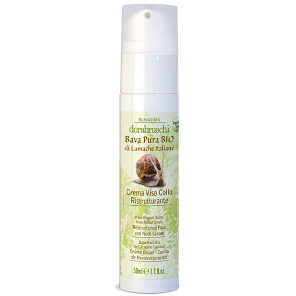 DORABRUSCHI BIONATURA BAVA PURA BIO CREMA VISO E COLLO 50 ML - Tre Pi Profumerie