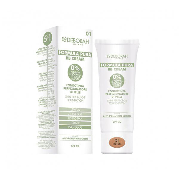 DEBORAH BB CREAM FORMULA PURA 01 - Tre Pi Profumerie