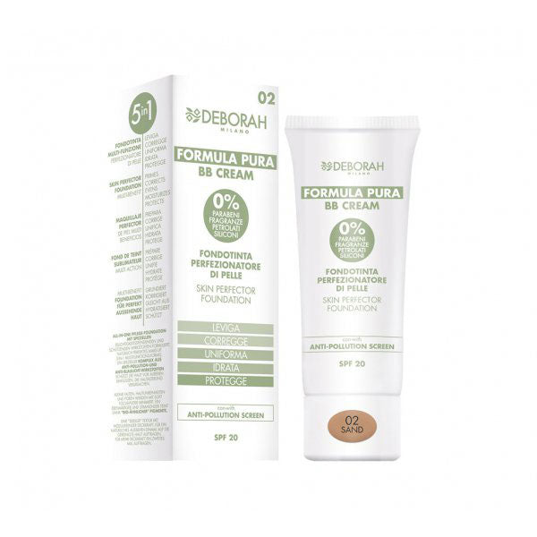 DEBORAH BB CREAM FORMULA PURA 02 - Tre Pi Profumerie