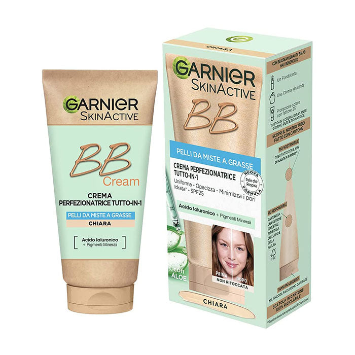 GARNIER BB CREAM PELLI DA MISTE A GRASSE CHIARA 50 ML - Tre Pi Profumerie