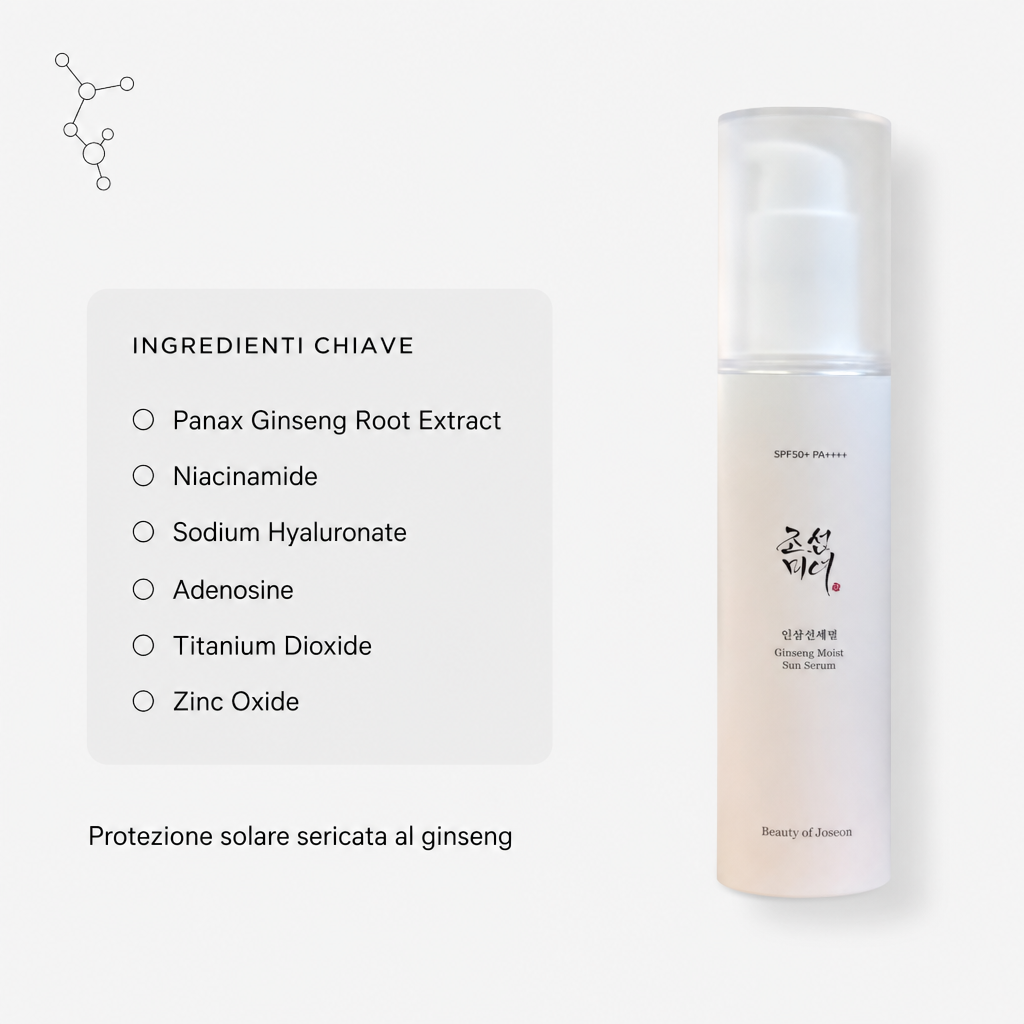 Beauty of Joseon Ginseng Sun Serum SPF50+ – Siero Solare 50ml
